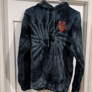 Santa Cruz Skateboards Men's Dark Tie-Dye Hoodie